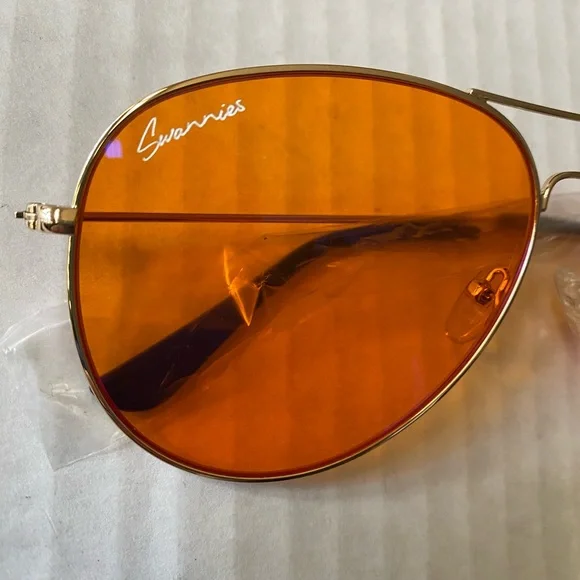 Swanwick Large Aviator Glasses Night Blue Light Blocking - Picture 5 of 16